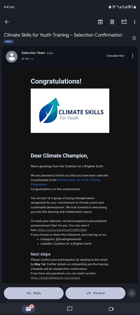 Joshofpaj's tweet image. What an honour to be selected and participated in gaining climate skills, required to solve climate declining locally and globally. 

This is another step forward to learn, identify, and understand how climate crisis can be solved. 

#climateaction #climate #climateskill