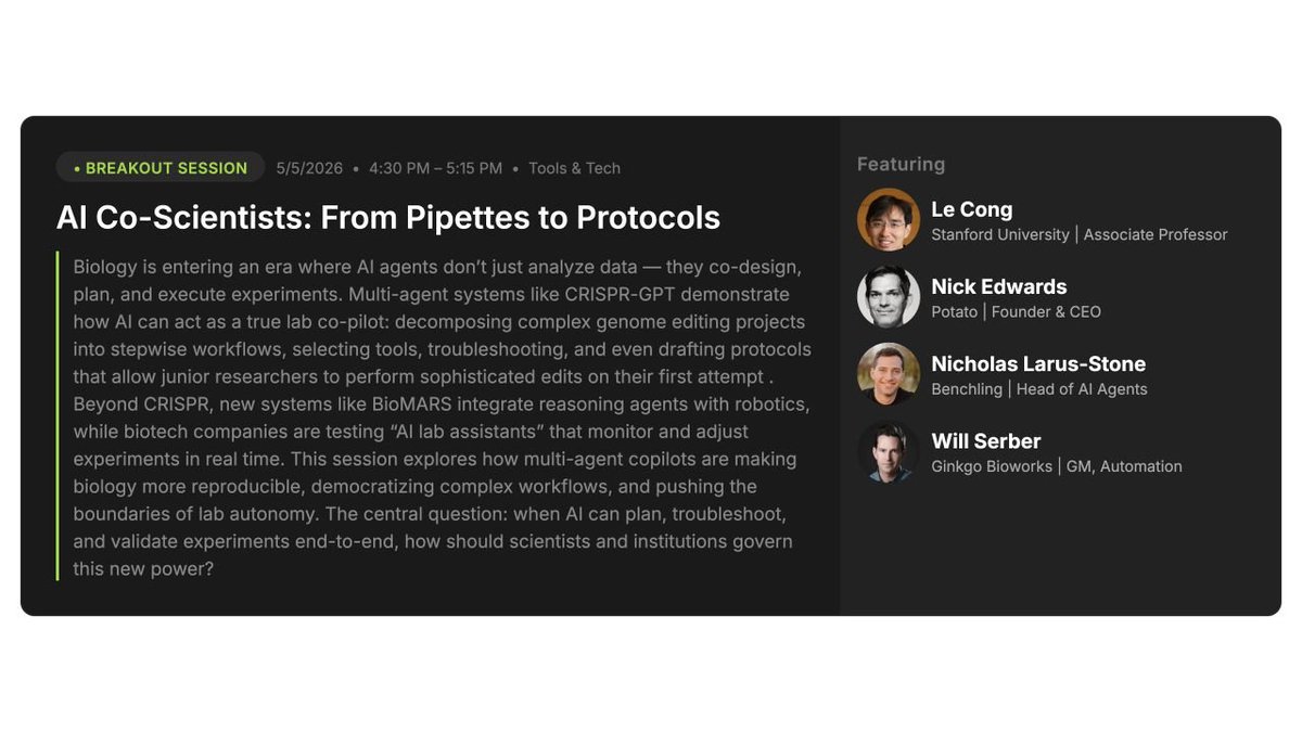 Le Cong@Stanford, AI+Bio+Gene-Editing tweet media