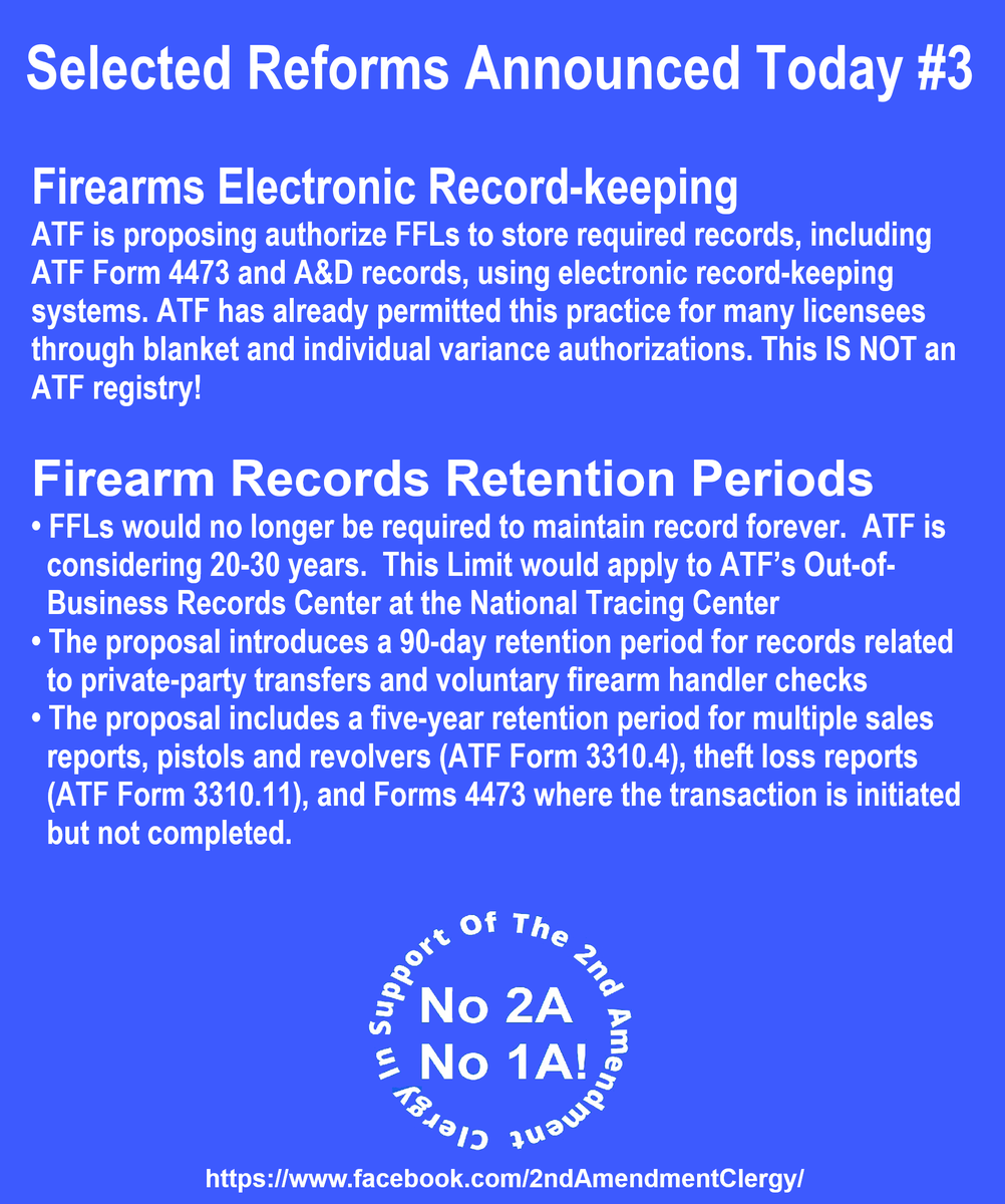 2_clergy's tweet image. Source: atf.gov/rules-and-regu…

#GunRights, #2A, #2ARights, #2ndAmendment,
#ConstitutionalCarry, #CCW, #ConcealedCarry
#DGU, #DefensiveGunUse