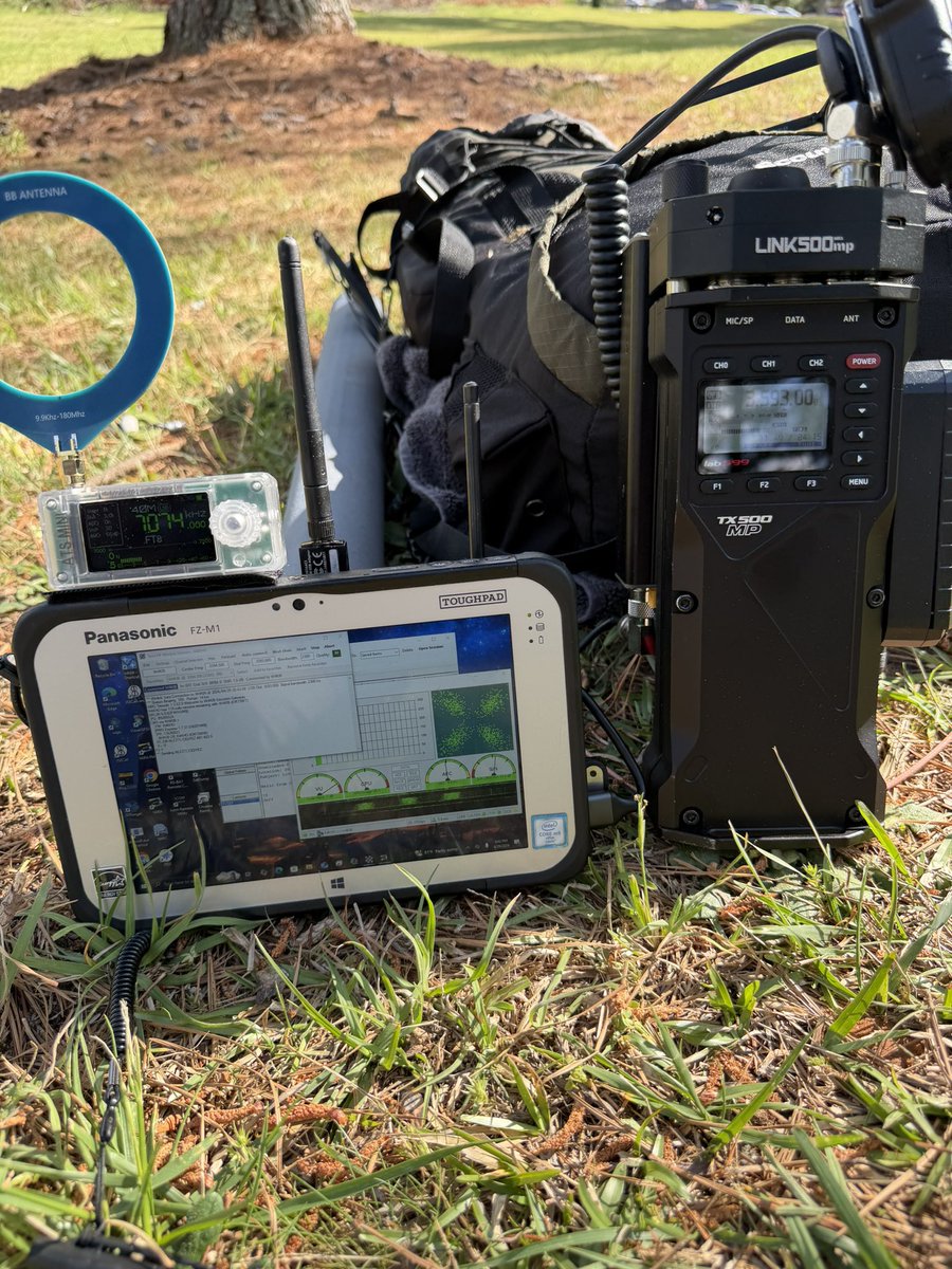 K4KHOMetroATL's tweet photo. Day 1 so far so good. Now if I can get #wefax and #navtex working I’m doing great @N4JAW !! Maybe some Fldigi !! https://t.co/7p0blWu08X