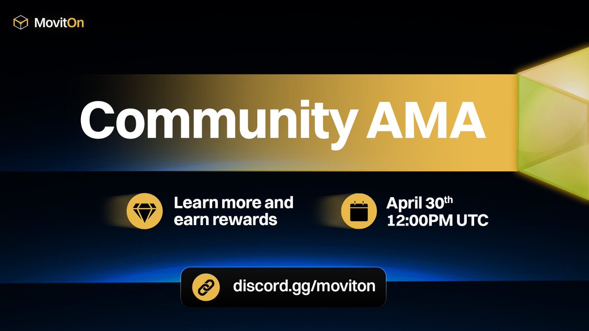 SEER_FS23's tweet image. Community is where real momentum starts.
@MovitOn_P2P is opening the floor — direct access to the team, real questions, real rewards.
AMAs aren’t just talk… they’re signals.
Show up, ask smart, and stay ahead. 🚀 #Web3 #Crypto #AMA