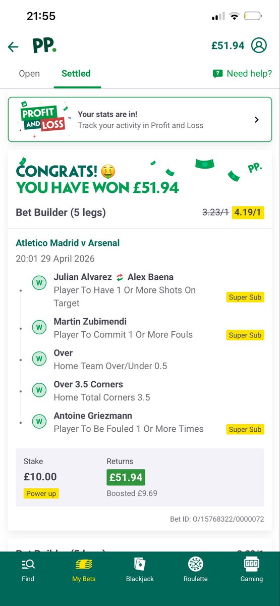 sebowen4's tweet photo. @AndyRobsonTips Lovely little win 👌🏻 https://t.co/tXFpO3dEae