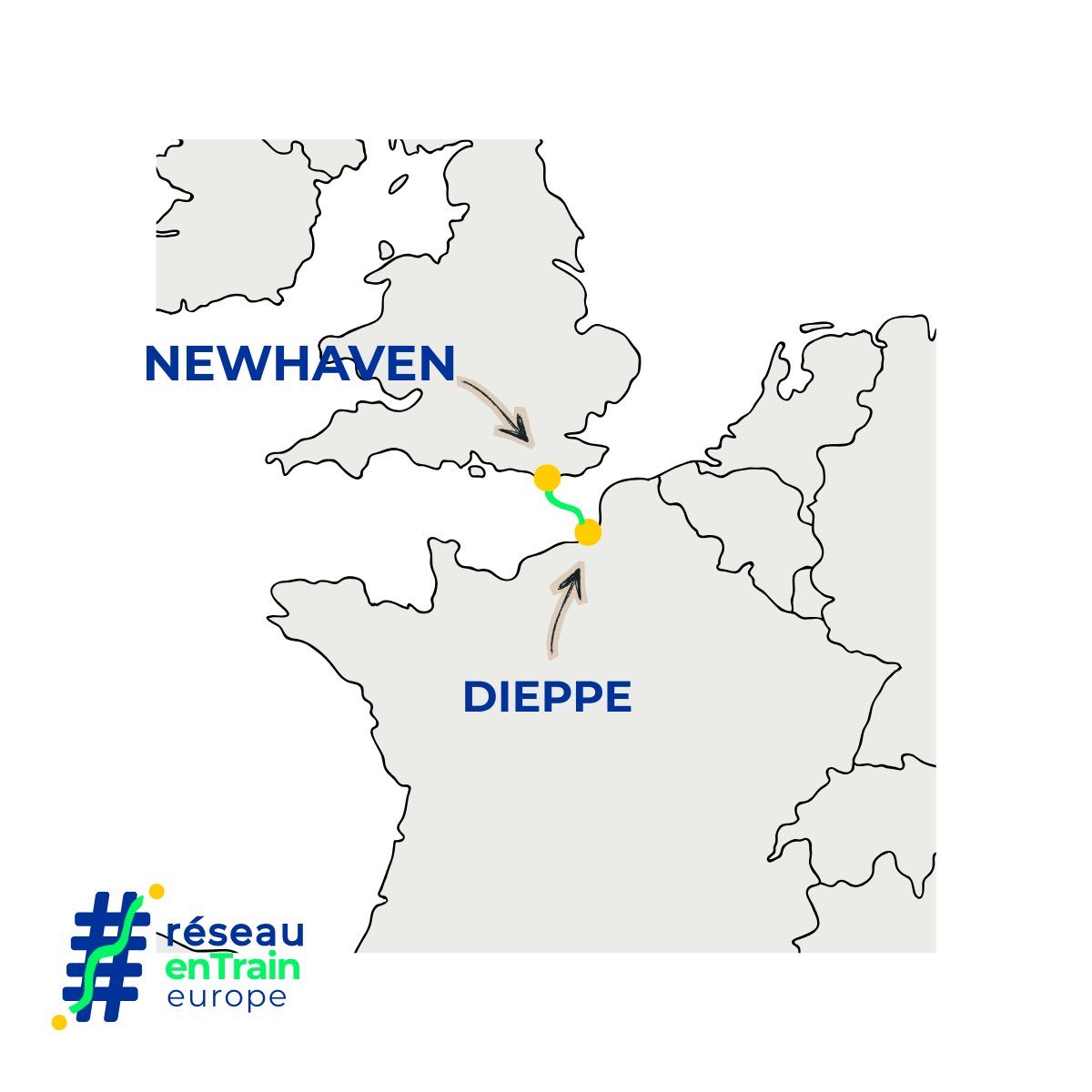 Reseau_EnTrain's tweet image. 🚆🌊 Londres–Paris via Newhaven–Dieppe : l’alternative train + ferry existe… mais reste trop compliquée.

❌ billets non intégrés
❌ correspondances fragiles

Relier les territoires, c’est aussi simplifier l’intermodalité.

#Rail #Ferry #Mobilité #Europe
