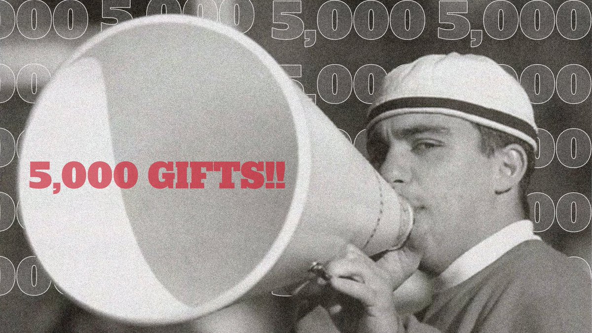 WabashCollege's tweet photo. 5,000 GIFTS!! 👏
Wabash Nation, your generosity has pushed us to over $700,000 on #AScarletBannerDay—thank you! https://t.co/etRRdewH9F