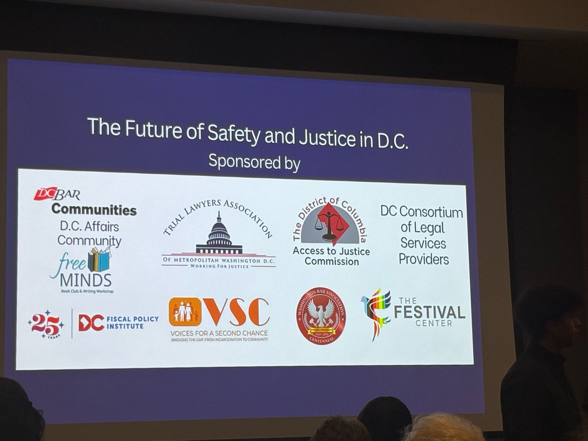 PretrialDC's tweet image. Major leadership changes are coming to Washington, D.C. 

Last night’s mayoral candidate forum, hosted by the Council for Court Excellence, brought together voices shaping the future of safety, justice, and access across the District.

#DC #PublicSafety #Justice