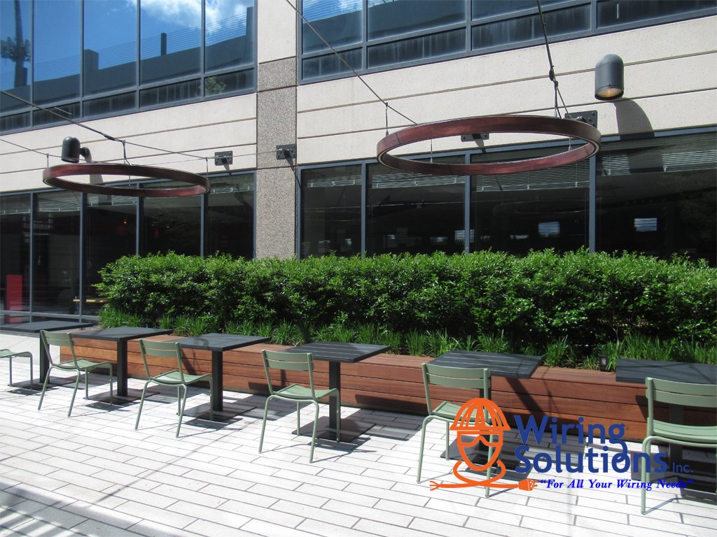 wiringsolution's tweet image. Sometimes, we work on projects that have a real impact on people’s lives, and this is one of them. Now, the employees in this office complex can step away from their indoor cubicles, head outside, and enjoy a more pleasant environment. #electricalcontractors #electricians