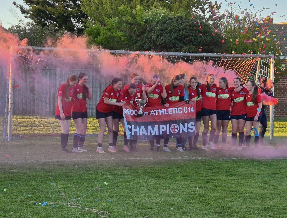 ChrisUTB's tweet image. What a night, what an achievement. Redcar Athletic U14 Girls won the league undefeated all season. 125 goals scored 6 conceded in their 18 league games, Katie bagged a few too. #prouddad 👌💪⚽️❤️💙