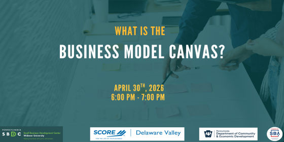 canbeinnovation's tweet image. Join @widenersbdc tomorrow at 6 PM for their 'What is the Business Model Canvas?' webinar! 🗺️

Discover what a Business Model Canvas is, how to use it to map out your entire business, and MORE!

Join here ➡️: f.mtr.cool/cetakwavqf

#PASBDC #BusinessDevelopment #Entrepreneurship