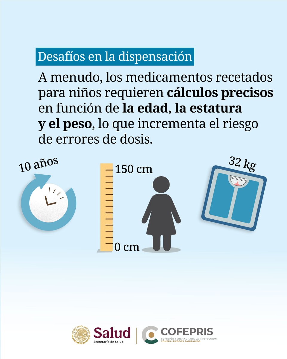 FUCAMM's tweet photo. Las niñas y niños requieren cuidados especiales en el uso de medicamentos. Consulta siempre a un profesional de la salud. #ErroresDeMedicación https://t.co/dJKH9k3jwk