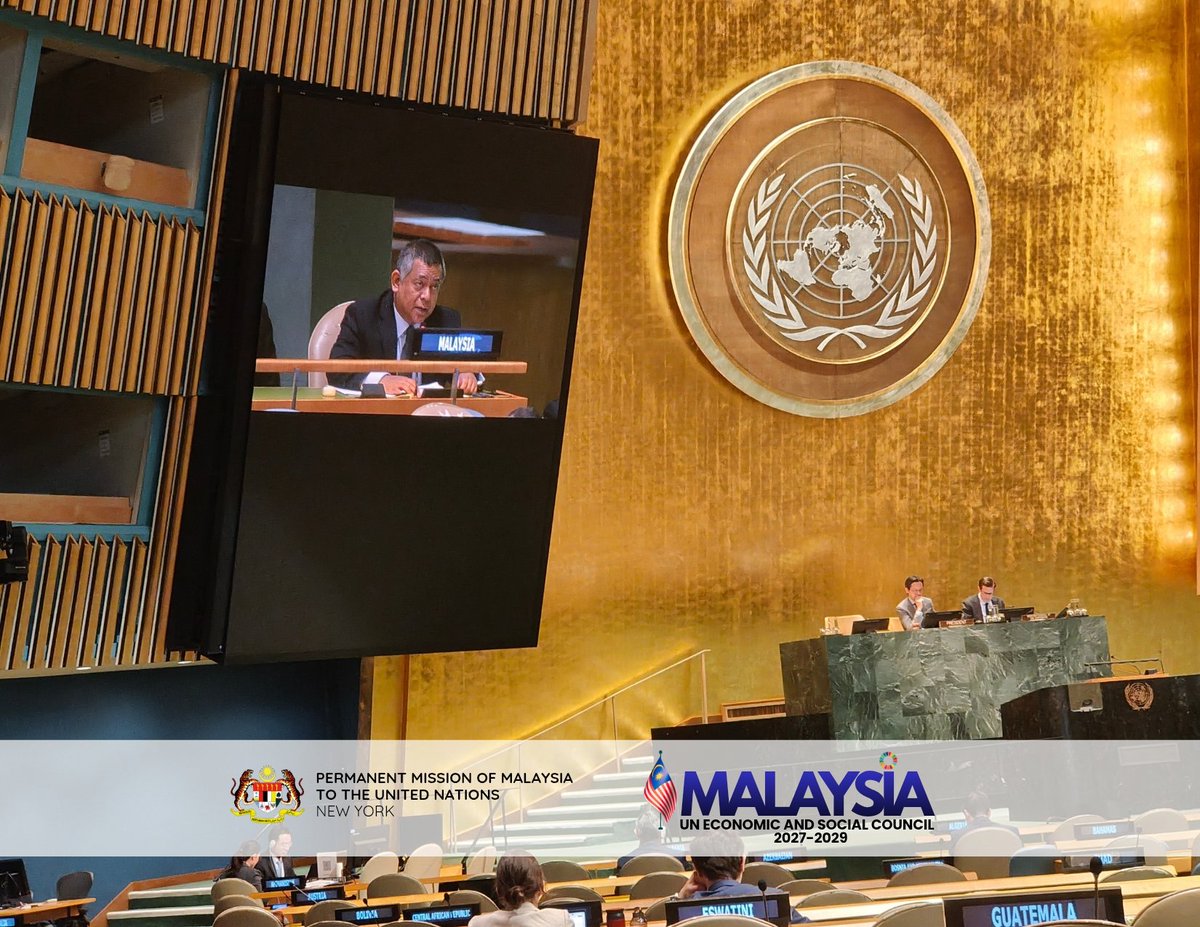 MYNewYorkUN1's tweet image. As the 11th #NPT Review Conference kicks off this week at the #UN, PR 🇲🇾 @DDFaisalM spoke at the General Debate and highlighted the following:

🌐 It is deeply concerning that evolving doctrines normalise the notion that nuclear weapons confer security. 

#NPT #RevCon