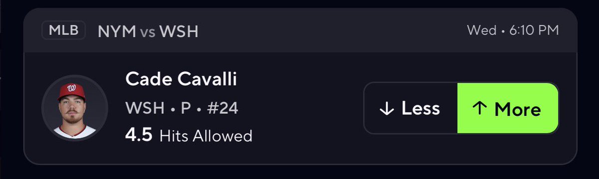 xclusiveepropz's tweet image. THE METS ARE HOT RN IM LOVING THIS PROP #mlb #prizepicks