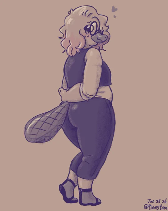 30 minute doodle every day of January: 23 Pollyanna