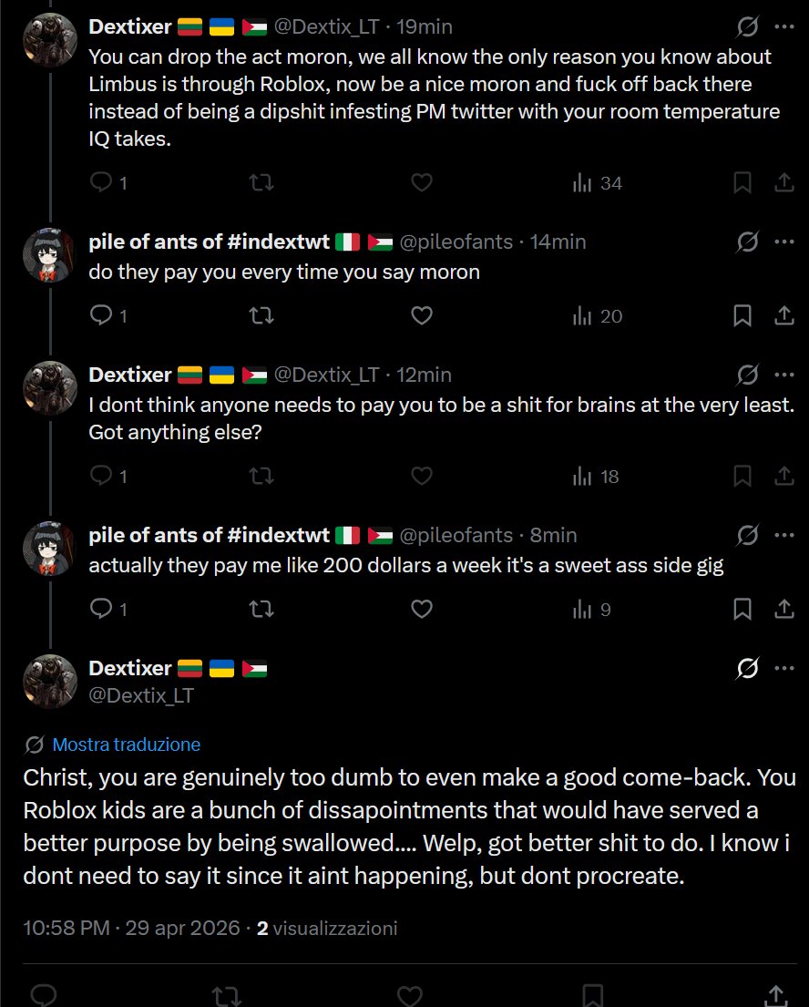 pile of ants of #indextwt 🇮🇹 🇵🇸 tweet media