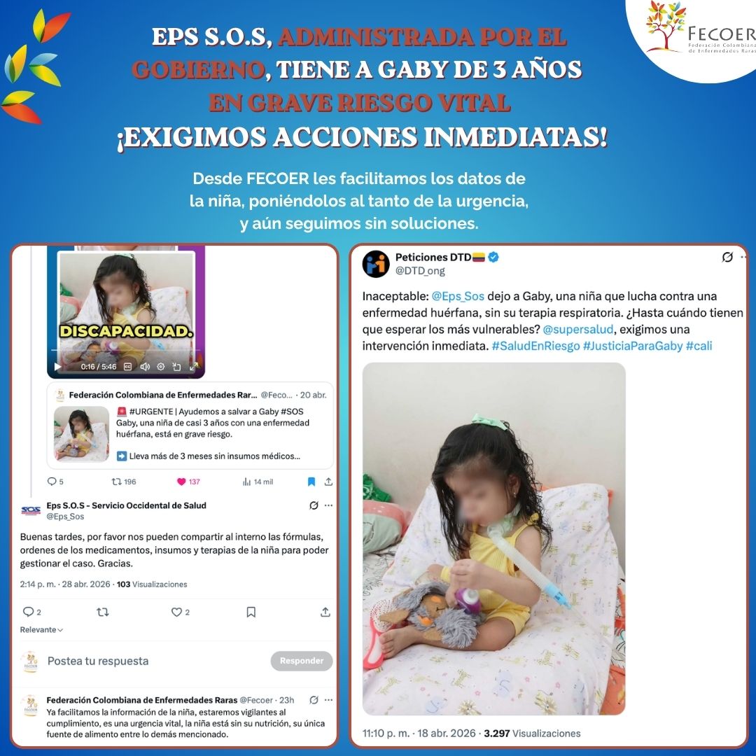 Federación Colombiana de Enfermedades Raras tweet media