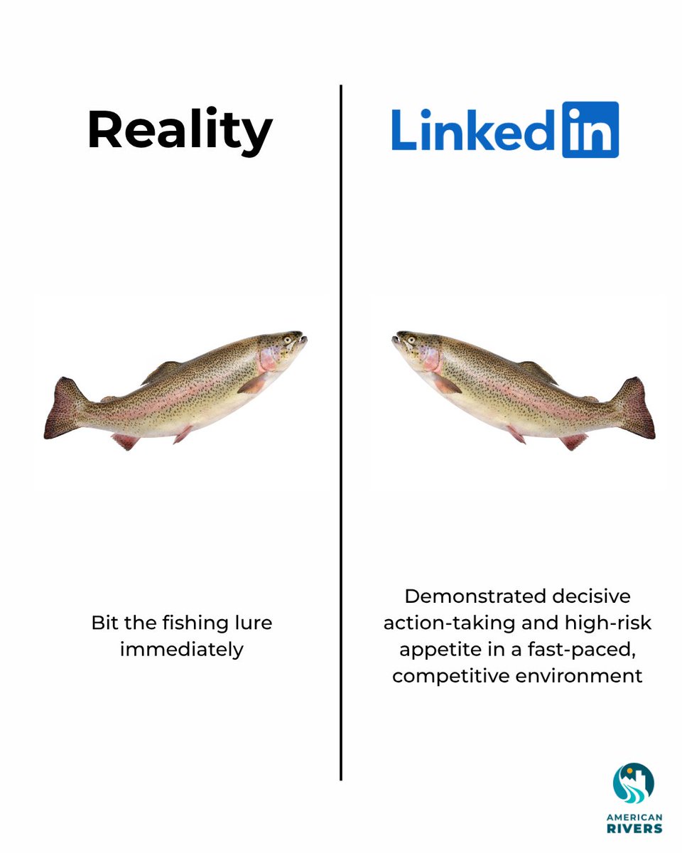 Nature but make it ✨Linkedin✨

This isn’t an X post, this is scalable, cross-ecosystem content curated to optimize satisfaction amoung key river stakeholders...#duh
