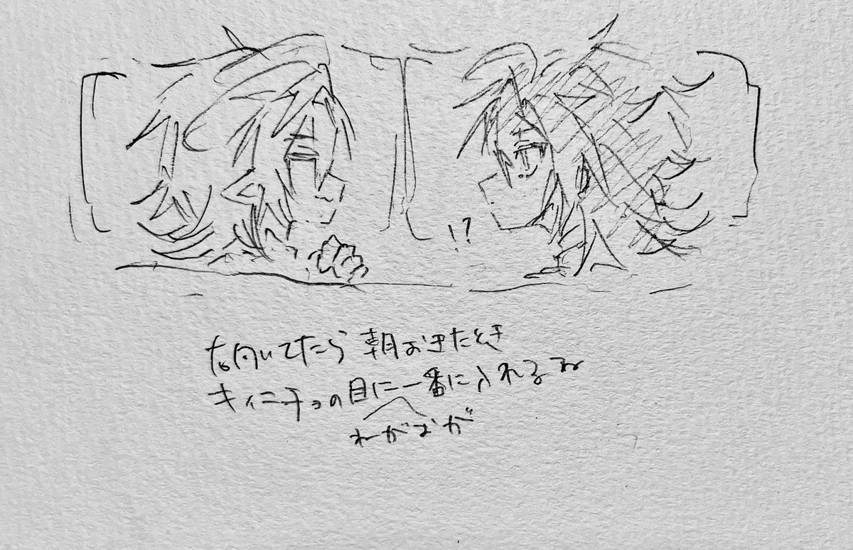 tagata_marimo's tweet photo. っていうのを考えたんだけど、よく考えたら多分この人ら一緒に寝てないよな🤔 https://t.co/NrBfDOyyee
