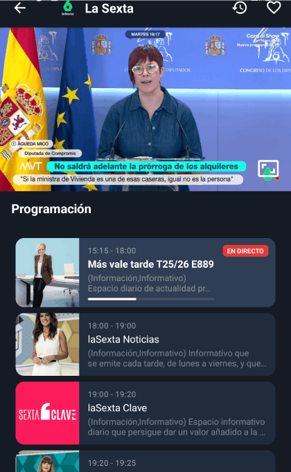 Teleonline_org's tweet photo. ¡Nueva versión! 

𝗧𝗲𝗹𝗲𝗼𝗻𝗹𝗶𝗻𝗲 𝘃𝟮𝟴.𝟬𝟰.𝟮𝟬𝟮𝟲
Plataforma: Android

- Función "A la carta"
- Avisos de programas futuros
- Favoritos extendido
- Reproducción segundo plano
- Compatibilidad con Android TV

⬇️ Descarga

https://t.co/vO0iJ99qY3 https://t.co/c6SqxLdjj1