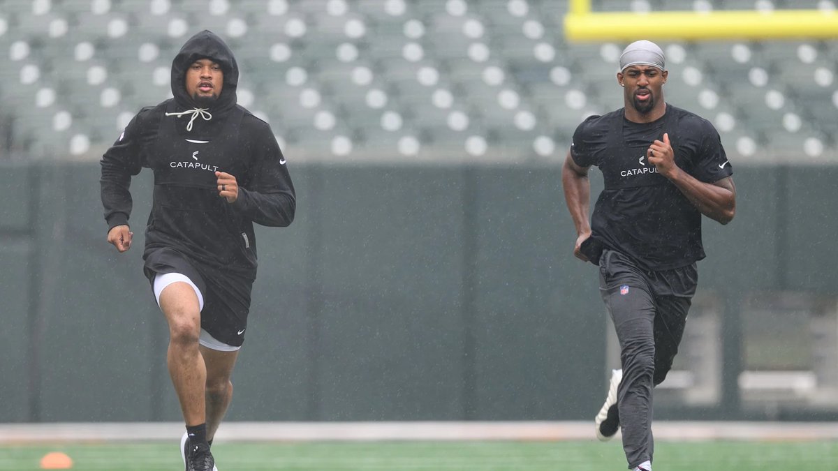 Jennife45487237's tweet image. BRYAN COOK &amp;amp; DAX HILL
Bengals Offseason Training Phase One: April 29 | 2026
#Bengals #RuleTheJungle #WhoDey