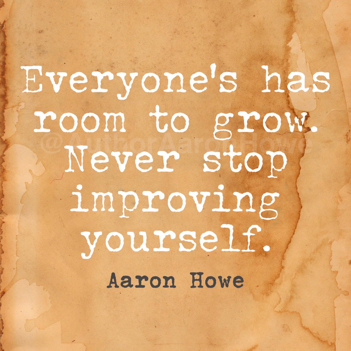 AuthorAaronHowe's tweet image. #WednesdayMotivation / #WednesdayWisdom 👍