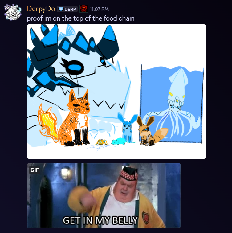DerpyDroid's tweet photo. I'm the top!
Top of the food chain https://t.co/RwdNgTzNIa