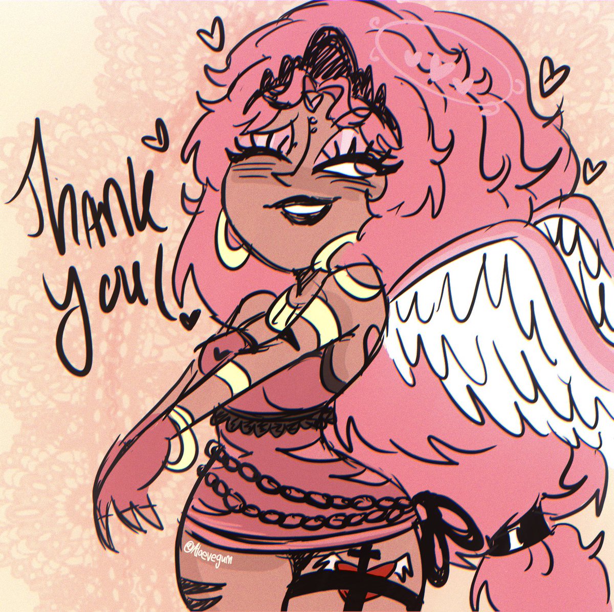 aloevegum's tweet image. anyway I justwanted to come on here and say thanku for 1.4k the support and patience means a lot n I love all of uguys sooo much OK? ART SOON MWA!!!😊💞 
#HazbinHotelOC #HazbinHotel