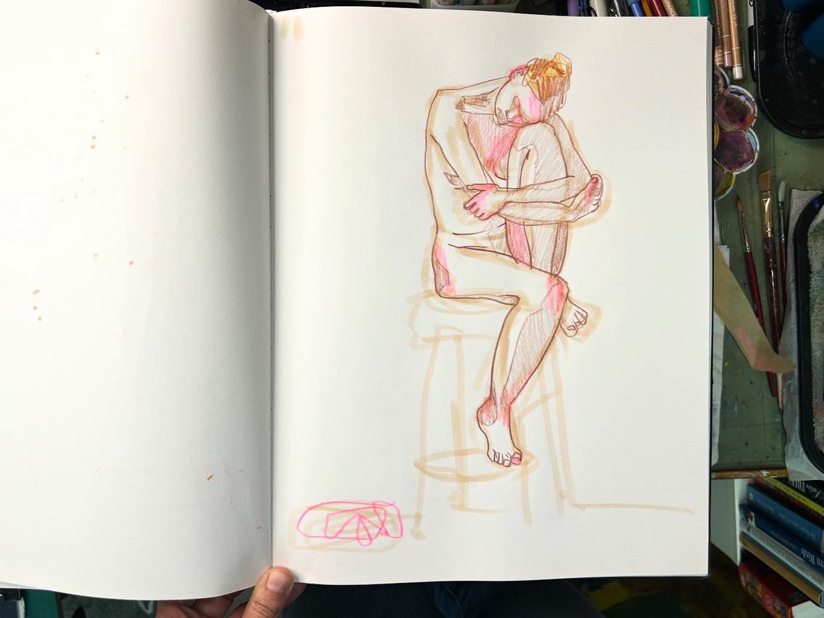 reb_ott's tweet photo. Monday night’s open life drawing 

#figuredrawing #lifedrawing #loosedrawing #sketching #torontoartist https://t.co/0i0QTTIxoT