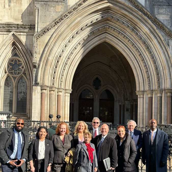 CLALitigation's tweet photo. Imagine standing in Court Room 1 of the UK Supreme Court &amp; meeting the Lady Chief Justice of England and Wales, the President of the Supreme Court, and the Recorder of London — all in one week. That's what A Week in Legal London looked like! Extraordinary access for our members. https://t.co/pt0Gj0WmAc