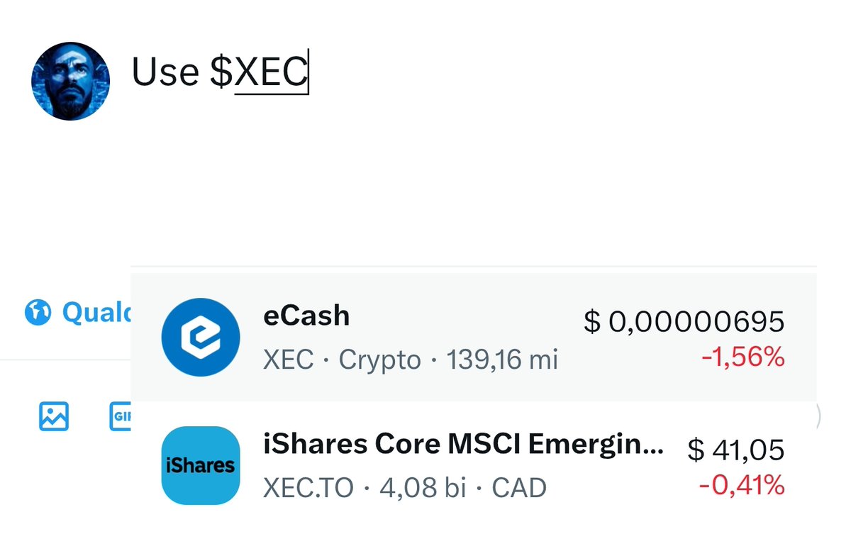 Find out the eCash price in real time <a href="/Truthcoin/">Paul Sztorc</a> 😏

XEC is the ticker! 🔥🚀