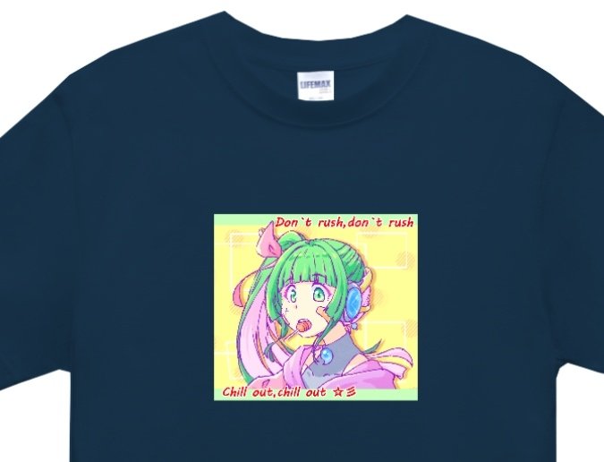 #今月描いた絵を晒そう
自分用Tシャツをつくった4月 