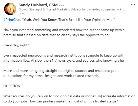 Sandy Hubbard, Growth Strategist/Marketing Advisor tweet media