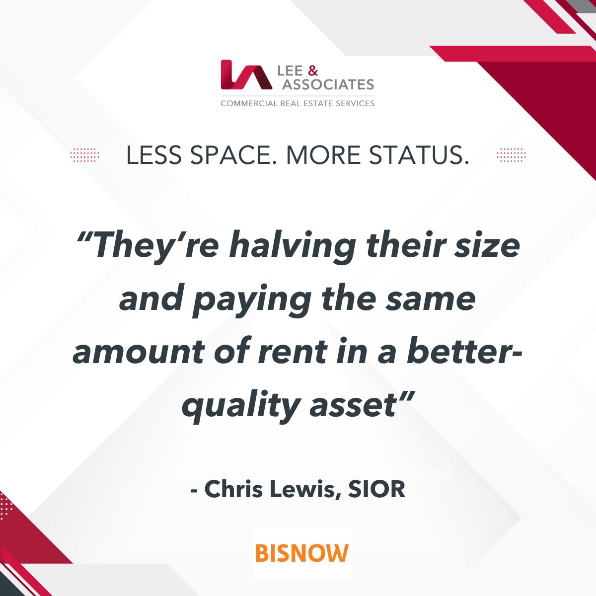 LeeAssociateHOU's tweet image. The “Amazon Effect” is hitting Houston office leasing, tenants touring ~20K SF want to move in within weeks. Faster deals, higher expectations, smaller spaces. via @Bisnow 

bisnow.com/houston/news/o…

#HoustonCRE #CRE #CommercialRealEstate #MarketInsights