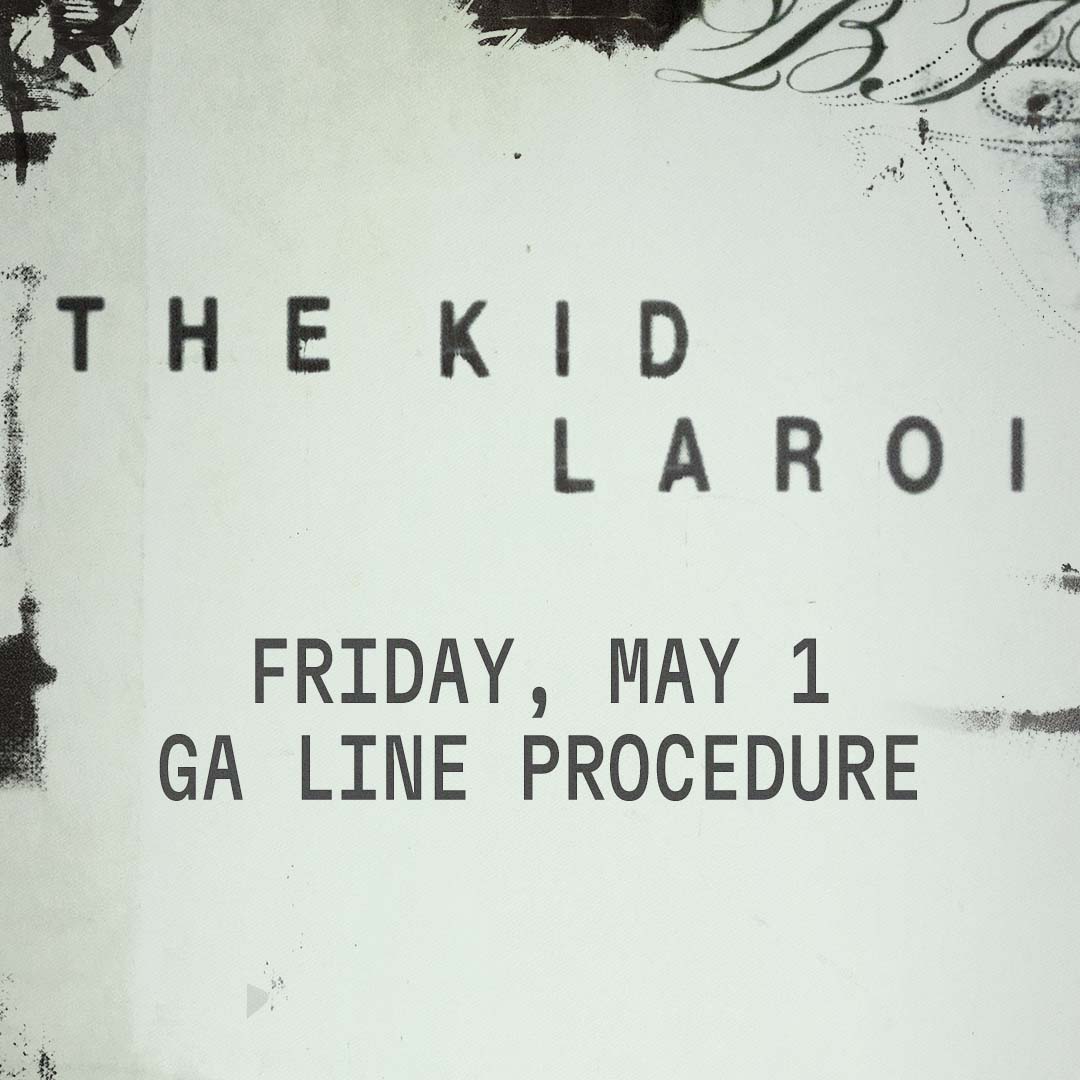 yuenglingcenter's tweet photo. Do you have GA tickets to The Kid LAROI in Tampa? See GA Line Procedure here → https://t.co/0OFDTIshaT https://t.co/d151jDcD69