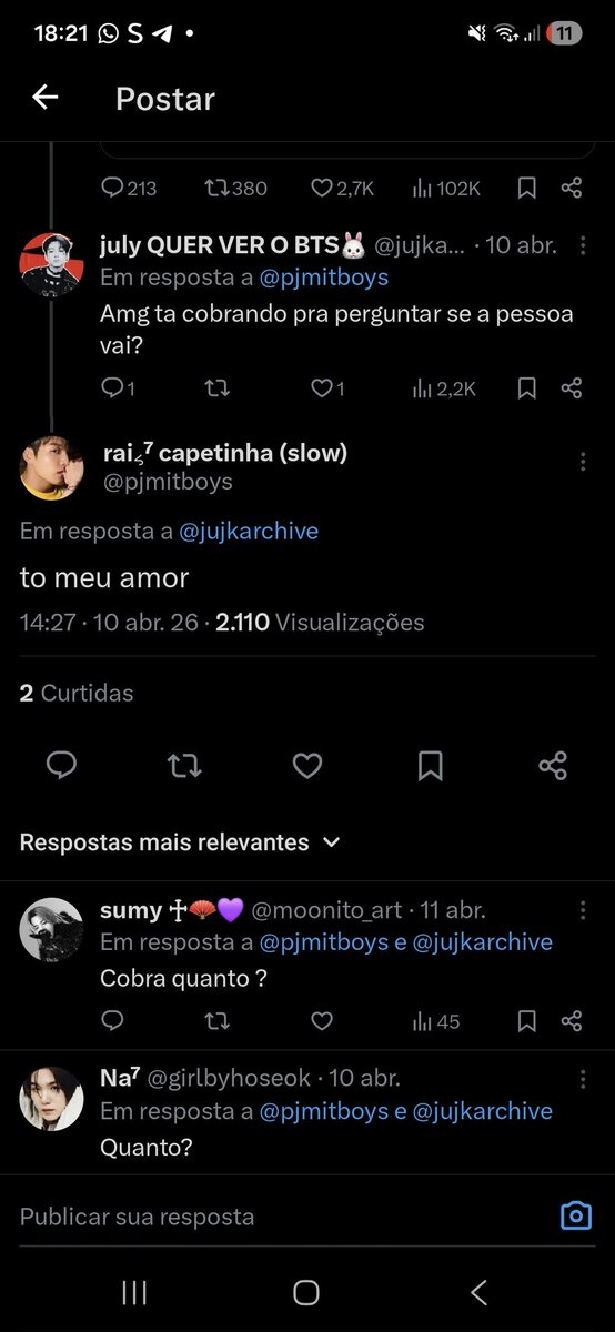 july QUER VER O BTS🐰 tweet media