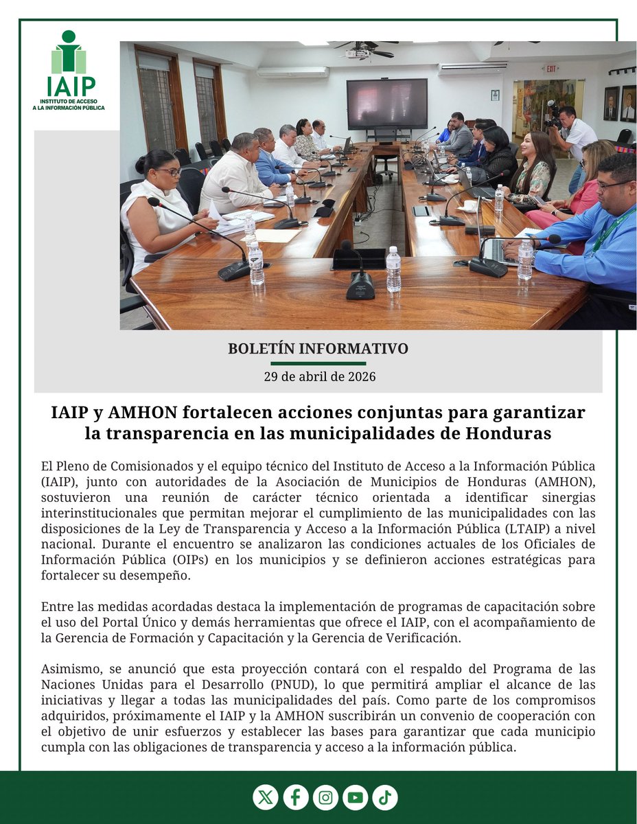 IAIP_Honduras tweet media
