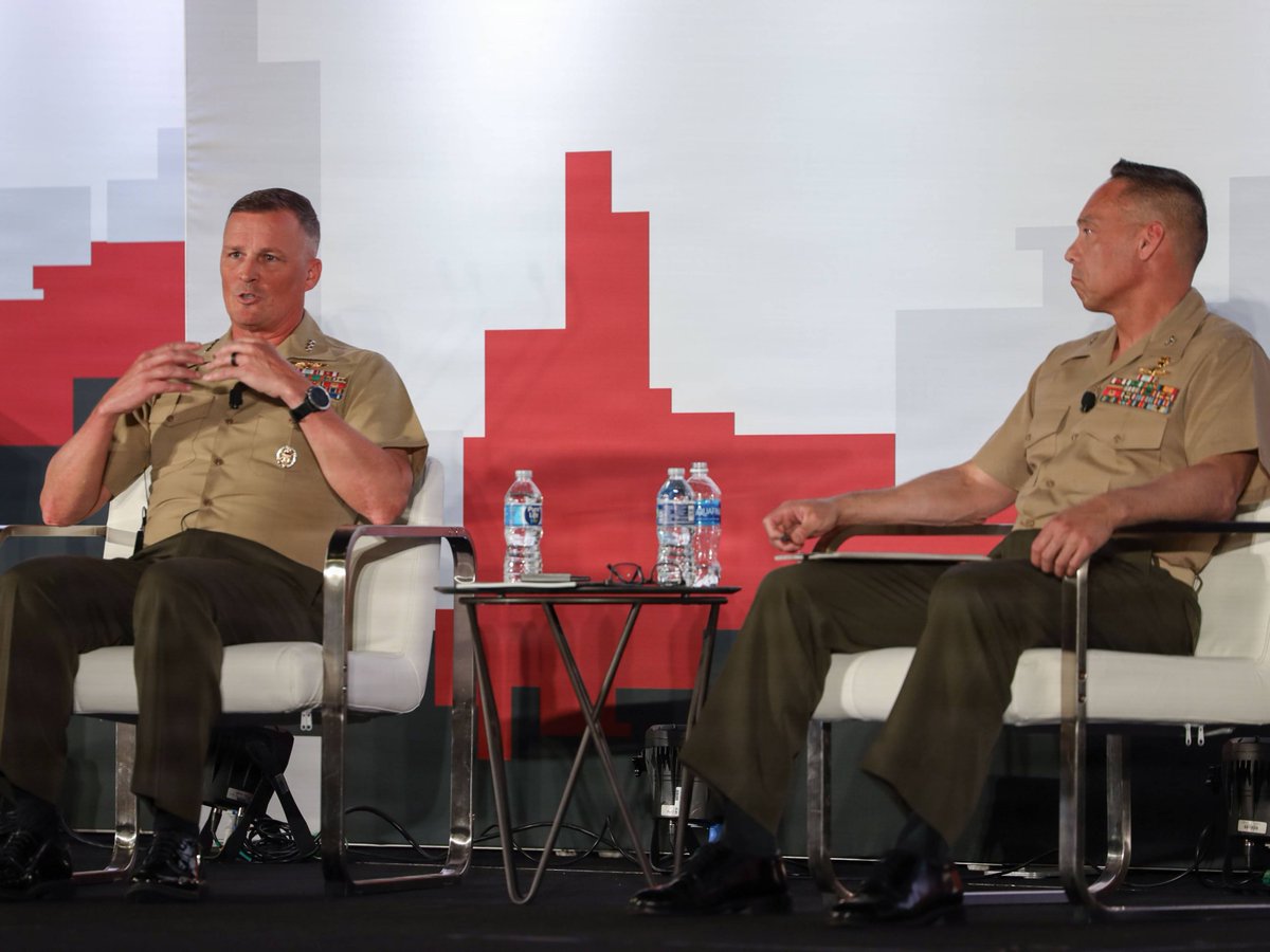 marforres's tweet image. U.S. Marine Corps Lt. Gen. Leonard F. Anderson, commander, Marine Forces Reserve and @MARFORSOUTH, addresses force readiness at @ModernDayMarine 2026 in Washington, D.C., April 29, 2026. #MARFORRES #ModernDayMarine #Readiness