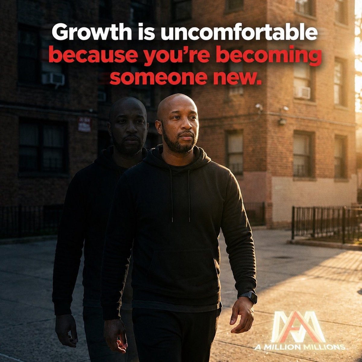 The_AMM_Company's tweet image. Growth feels uncomfortable because you’re becoming someone new. 💯

#Growth #LevelUp #KeepGoing #Mindset #AMillionMillions