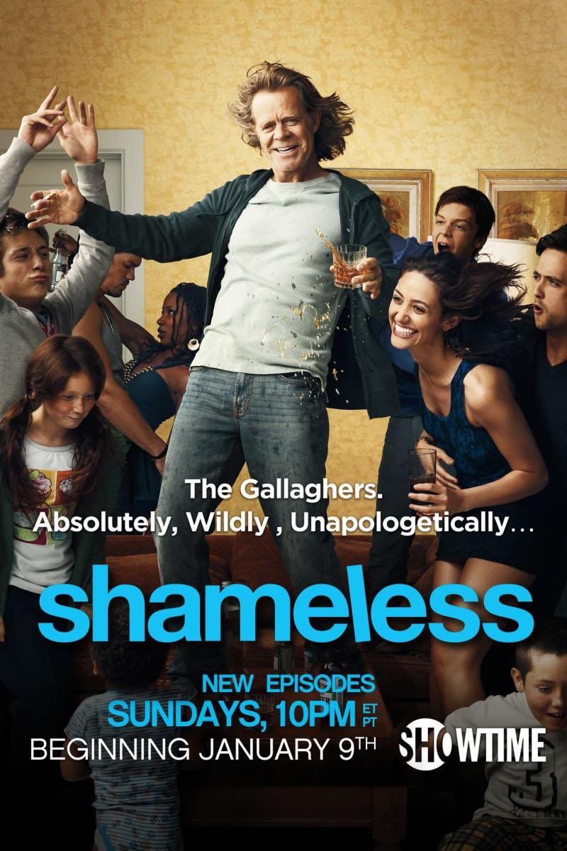 Estoy viendo por segunda vez Shameless, que divertida es, te la bebes, no paran de pasar cosas en cada episodio. 

Siempre he pensado que es de esas series que las podrías ver varias veces sin problema y disfrutarla siempre.