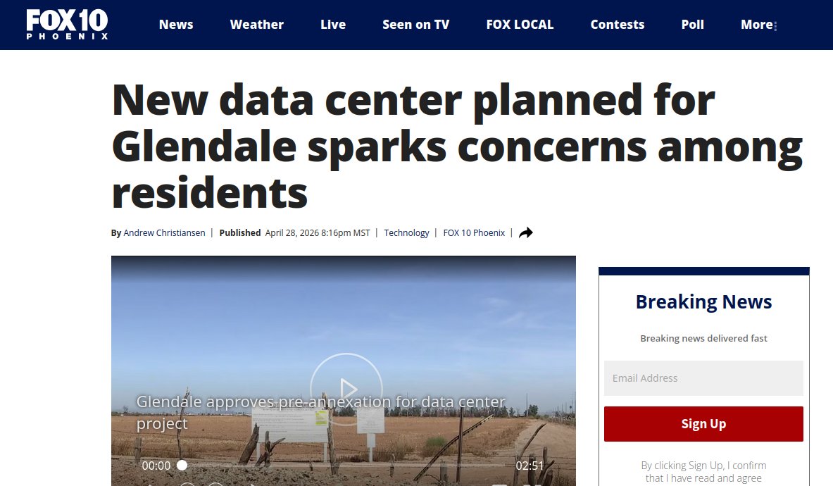 SandDune99's tweet image. But let's keep those #datacenters coming, in spite of the concerns of #Arizona residents. @EliCraneAZ @andybiggs4az @katiehobbs
