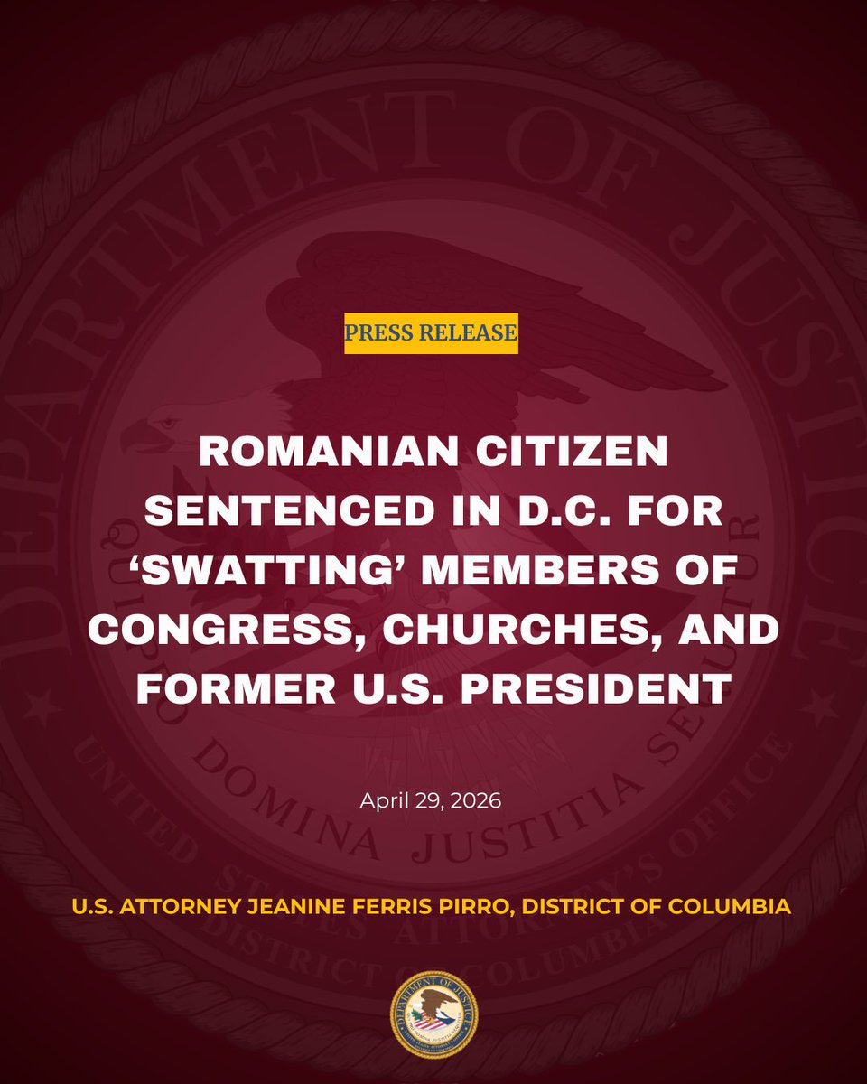 U.S. Attorney DC tweet media
