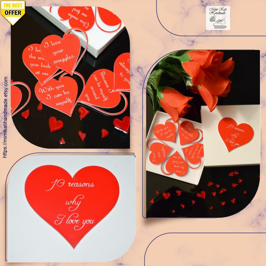 KatiHandmade's tweet image. Show your love this Valentine's Day with our Personalised Engraved Tokens: 10 Reasons I Love You, crafted just for £12.96. Make it memorable! #ValentinesDay #PersonalizedGifts

Shop Now etsy.com/listing/950480…