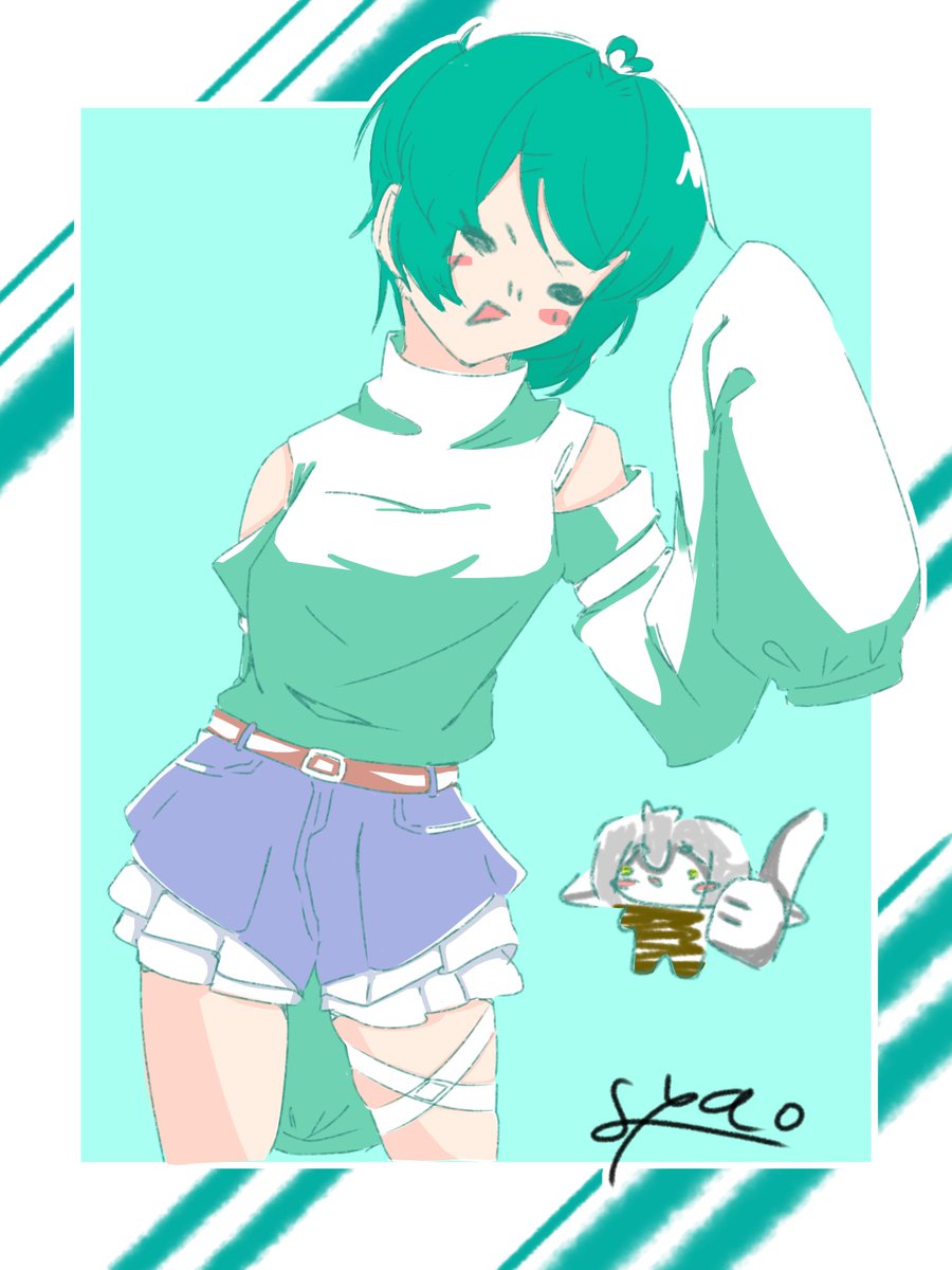 runia_2525's tweet photo. #今月描いたイラスト晒そう https://t.co/r5Fwuckyus
