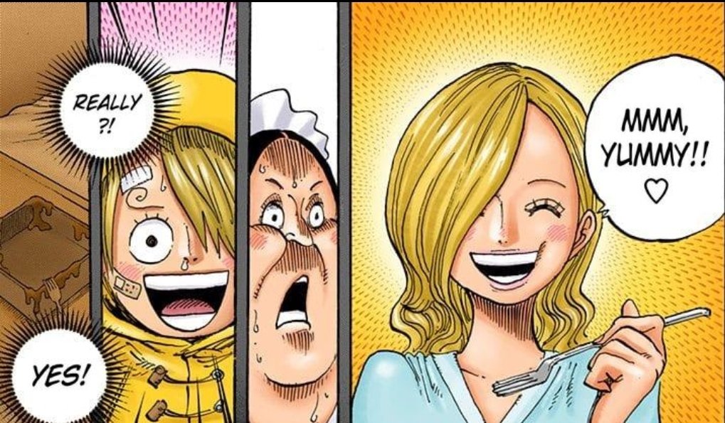 The fact that Sanji became the best cook in the world just because of his mom’s smile is so cute 🥹