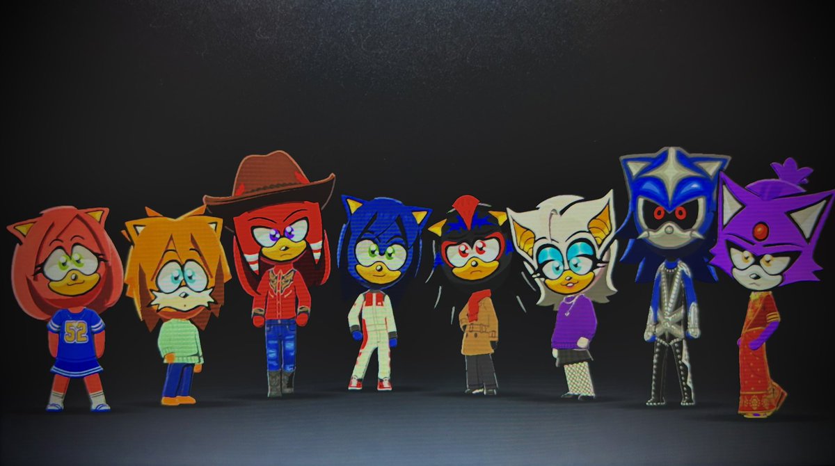 CherryBombDig's tweet photo. Some of my Sonic miis❤️ https://t.co/Y21phuleOR