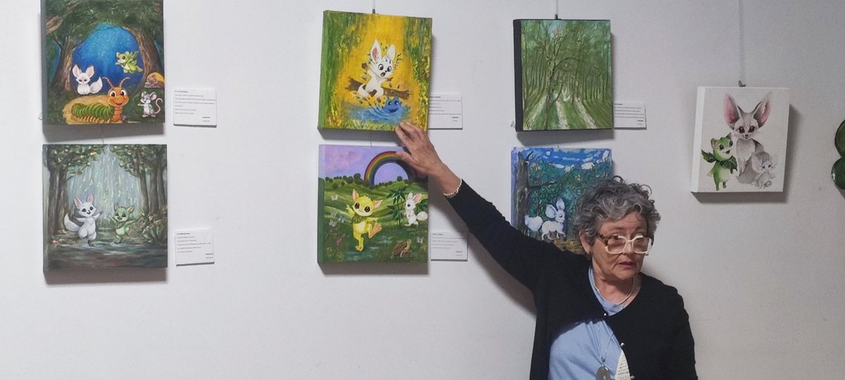 Arrixacarte's tweet photo. 🙋🏻🎨La exposición de #ElBosque también la visitaron los alumnos y sus profesores de 2°A y 5°A del Colegio San Vicente de Paul de El Palmar.
Lo pasamos genial escuchando a M. Ángeles Peñalver y José Marcos, contándonos bonitas historias.🌈💚🎗️
Gracias de ❤️ por vuestra visita. https://t.co/Fv0QEITl3i