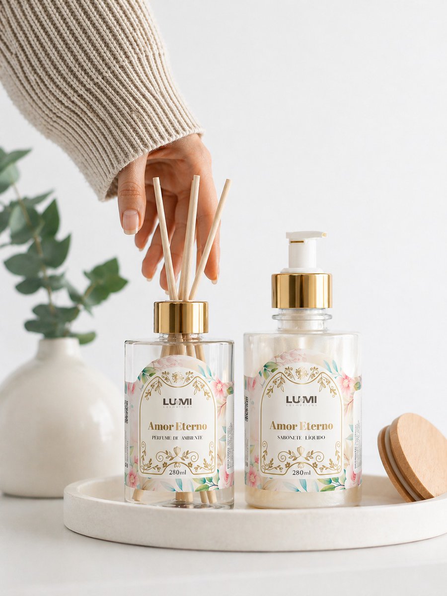 lumicosmeticos's tweet image. ✨ Cheiro de casa elegante + pele perfumada = Amor Eterno
Um sabonete que cuida e um perfume de ambiente que transforma tudo.
A mesma fragrância, uma experiência completa. 💫
Já quero na minha rotina 😍
#Lançamento #AmorEterno #mothersdaygifts