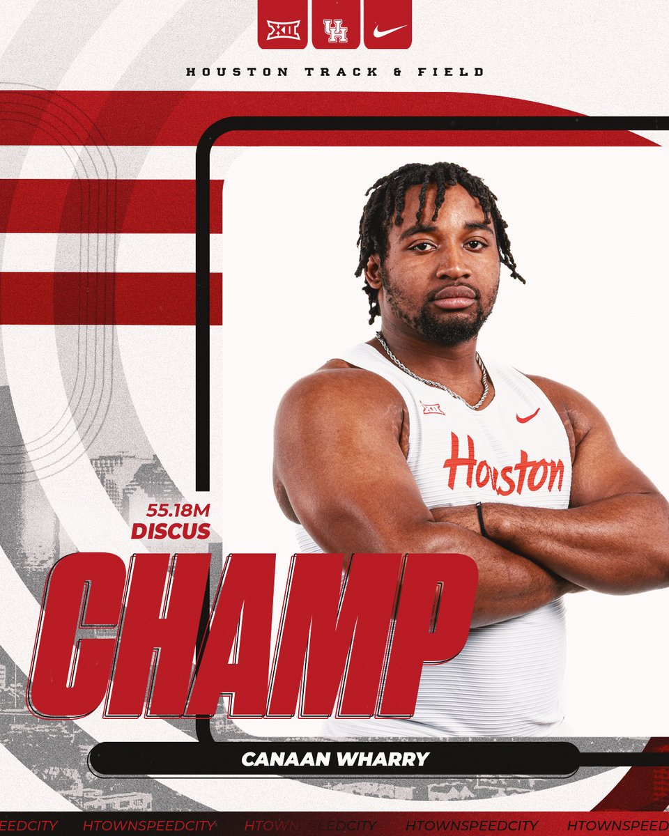 UHCougarTF's tweet photo. Cameron Burrell Invite | Men's Discus

🥇 1st place: Canaan Wharry, 55.18m https://t.co/z1mewS5rUZ