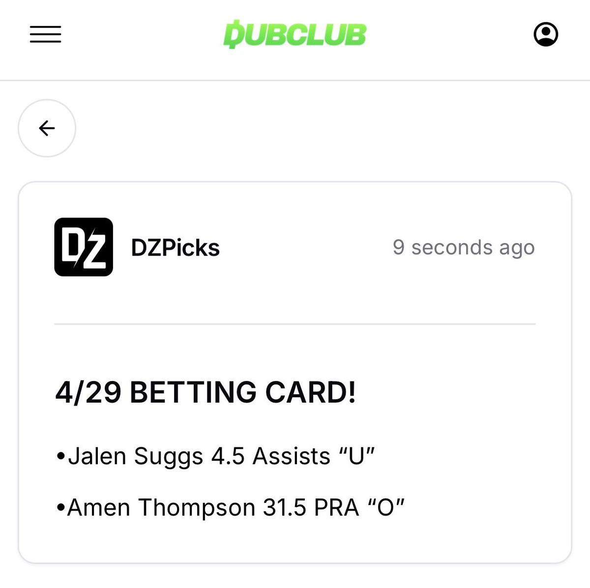 DZ Picks tweet media