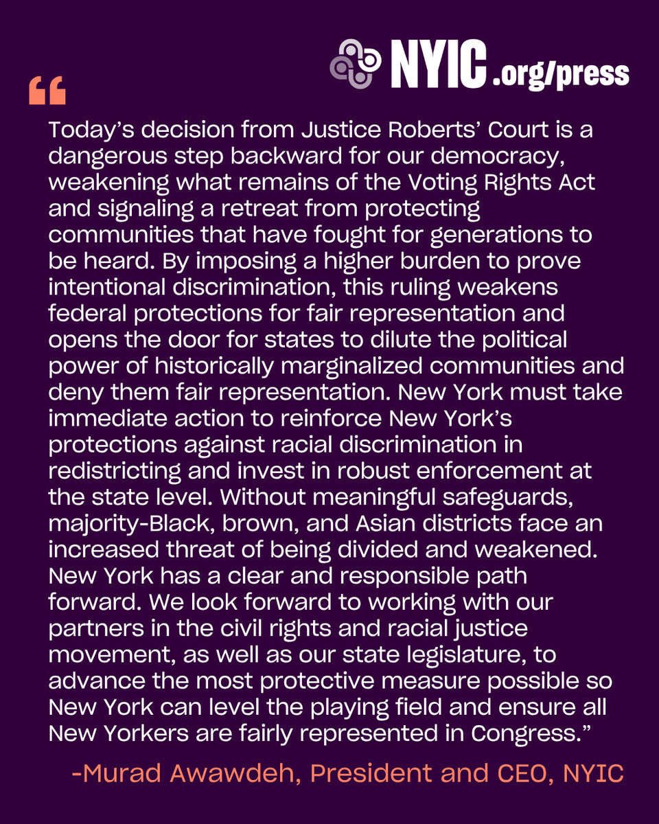 New York Immigration Coalition (NYIC) tweet media