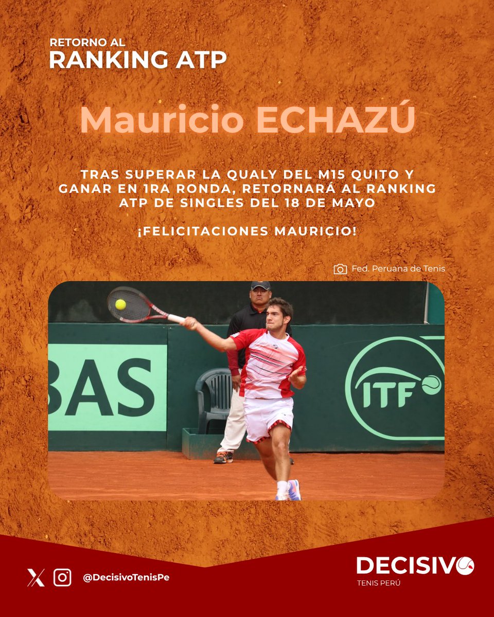 DECISIVO - Tenis Perú tweet media