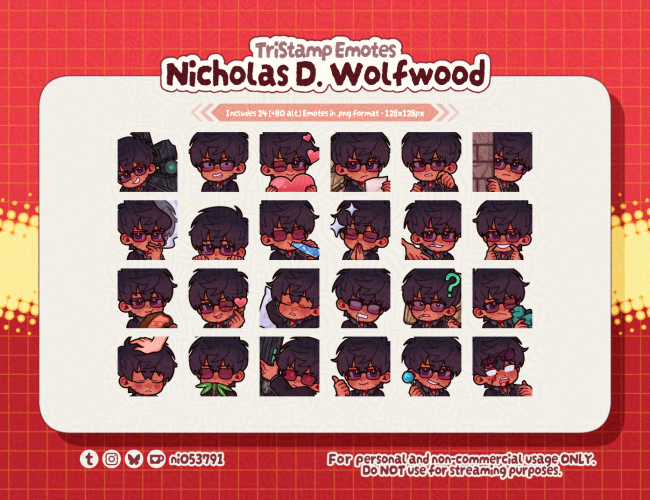 ni053791's tweet photo. [PWYW | Trigun Emotes]

Old Wolfwood doodle I still like, and more emotes!🐺
#trigun #trigunstampede #tristamp

━━ L𝔦nk below: https://t.co/VjkMDQRC21